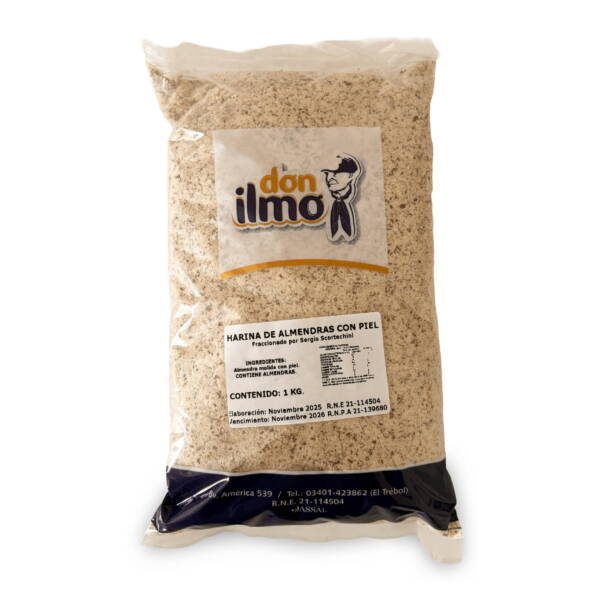 Harina de almendras con piel x 1000 gr