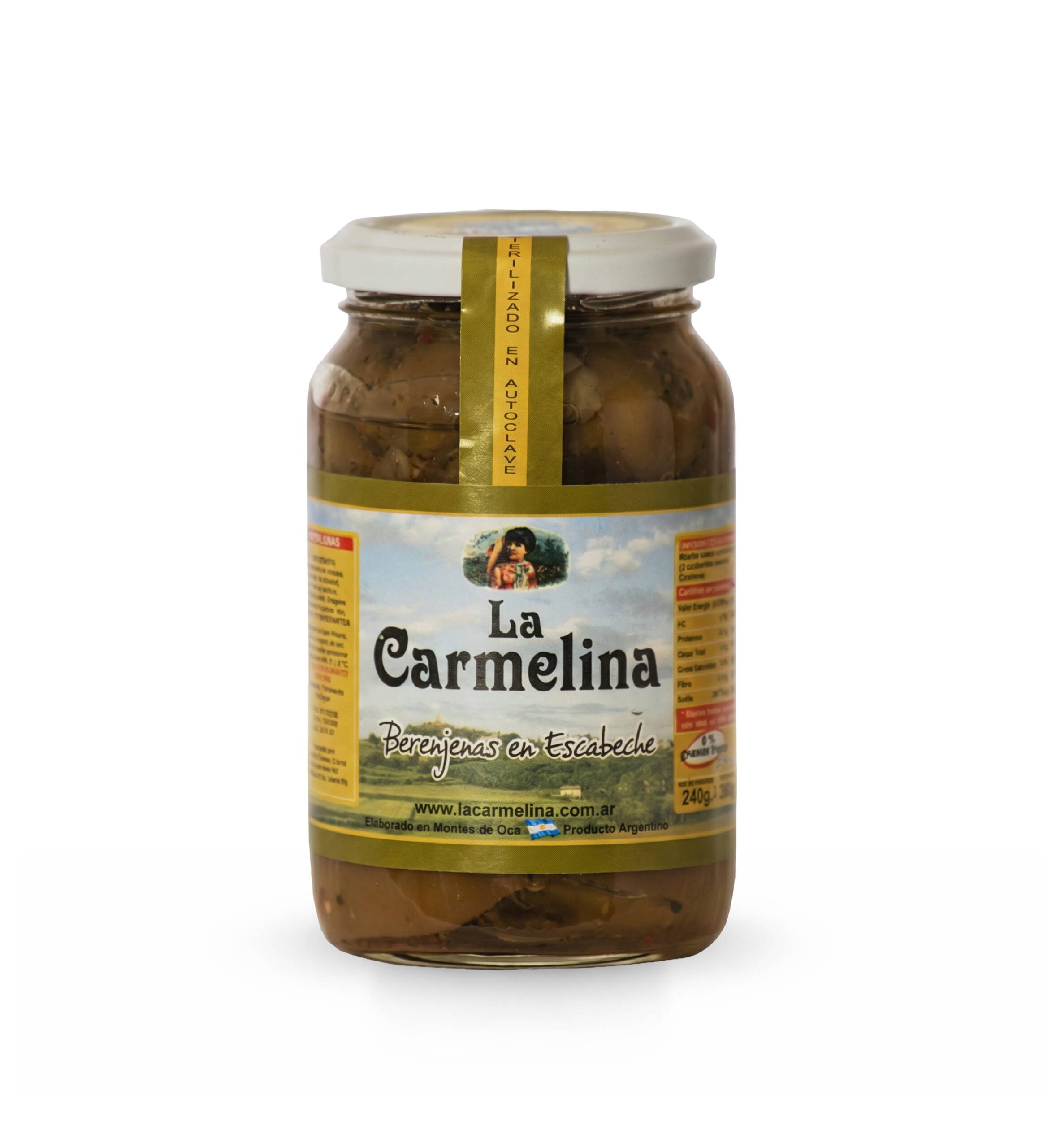 Berenjenas en escabeche x 240 gr