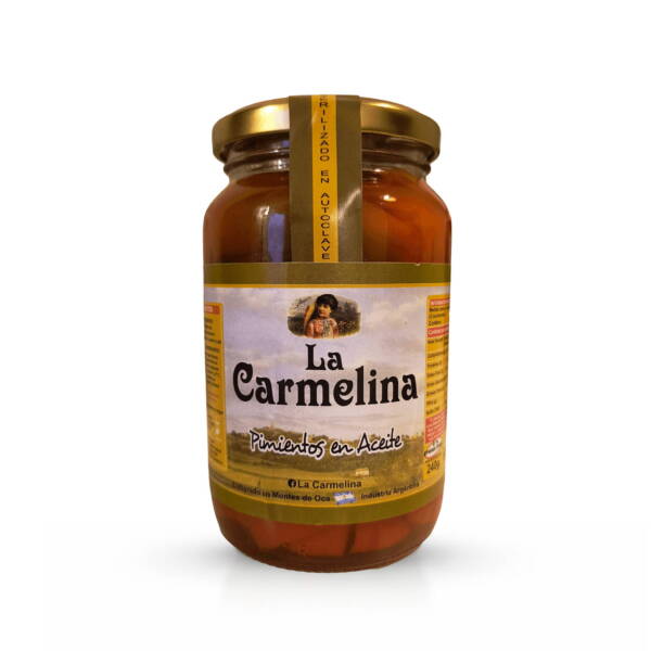 Pimientos en aceite la carmelina x 240 gr