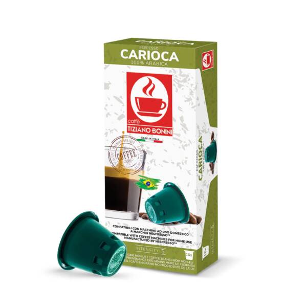 Café Tiziano Bonini - Carioca x 10 cápsulas