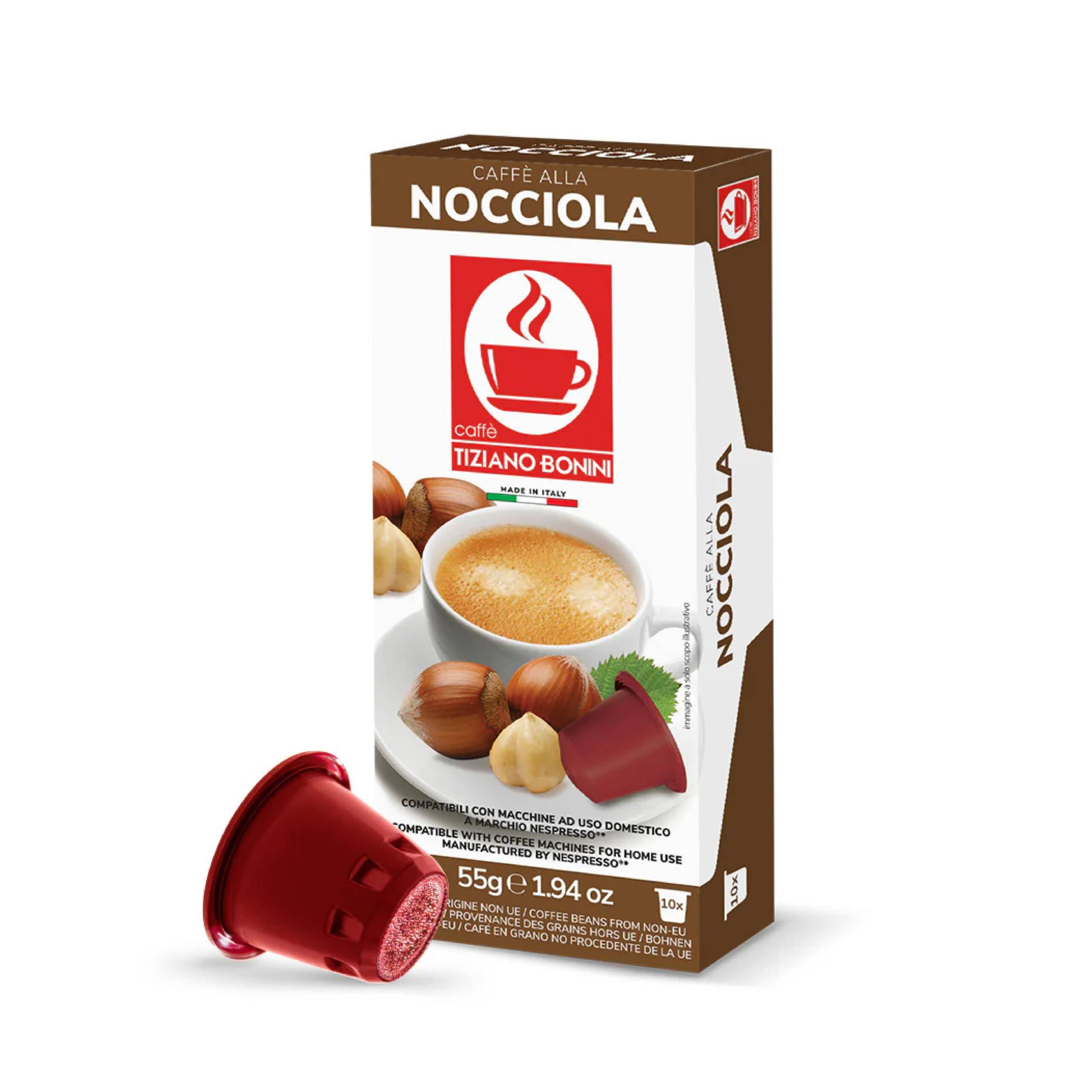 Café Tiziano Bonini - Nocciola x 10 cápsulas