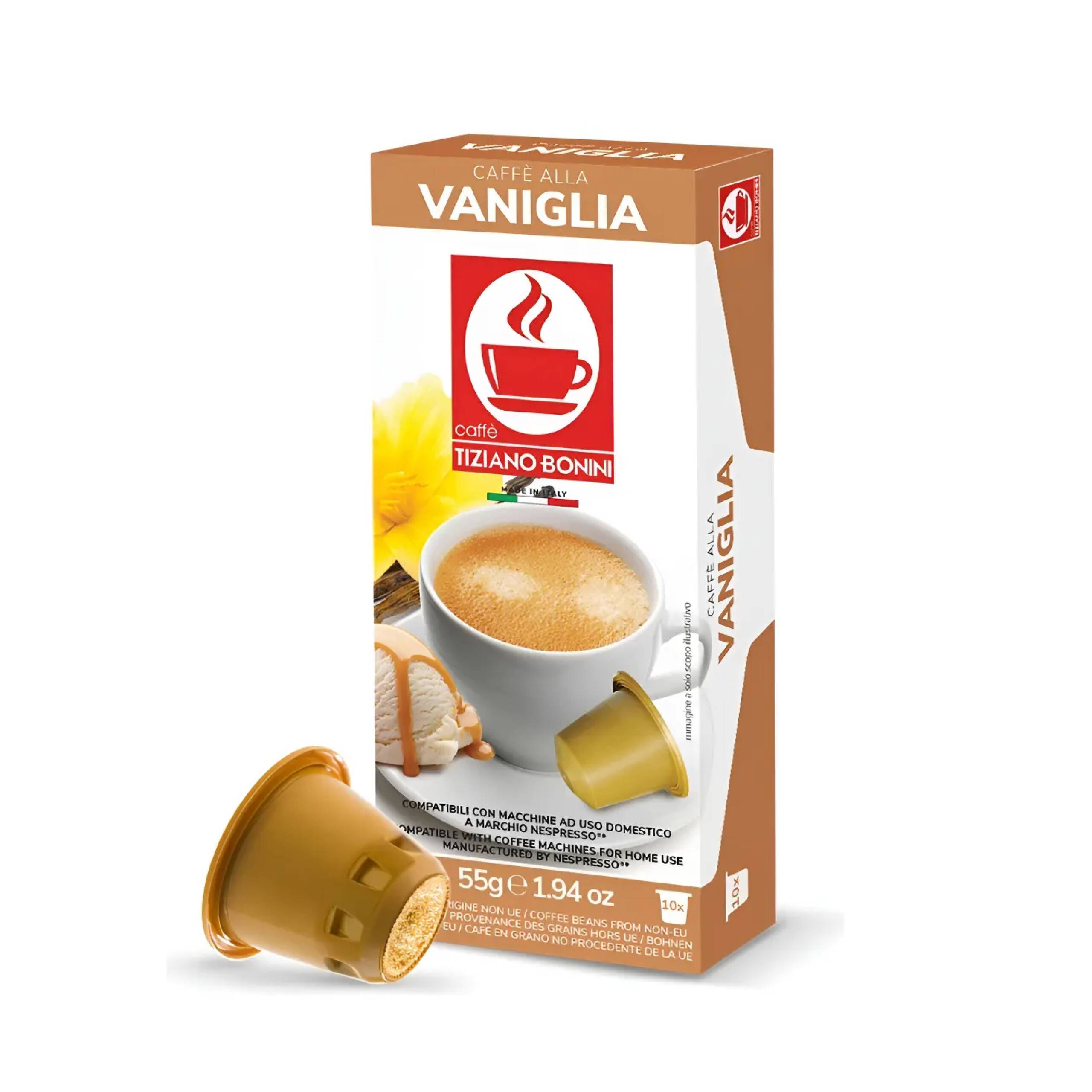 Café Tiziano Bonini - Vaniglia x 10 cápsulas