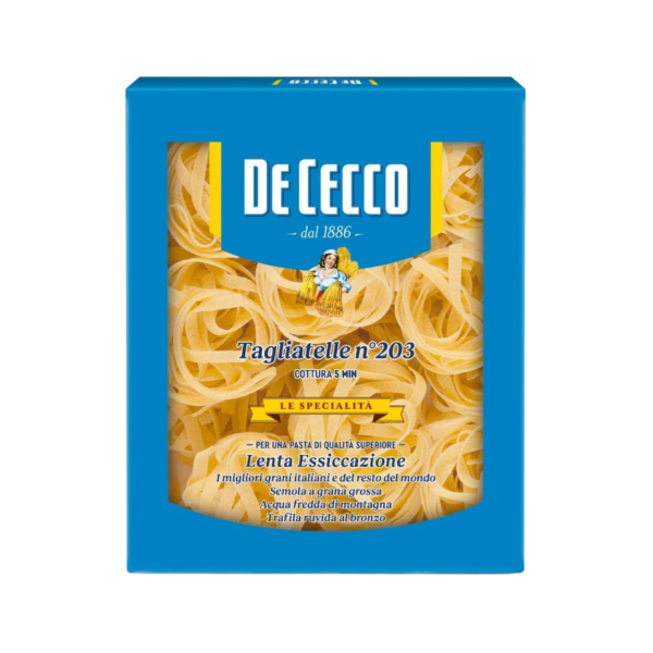 Pasta De Cecco Tagliatelle N°203 de Sémola de Trigo Duro