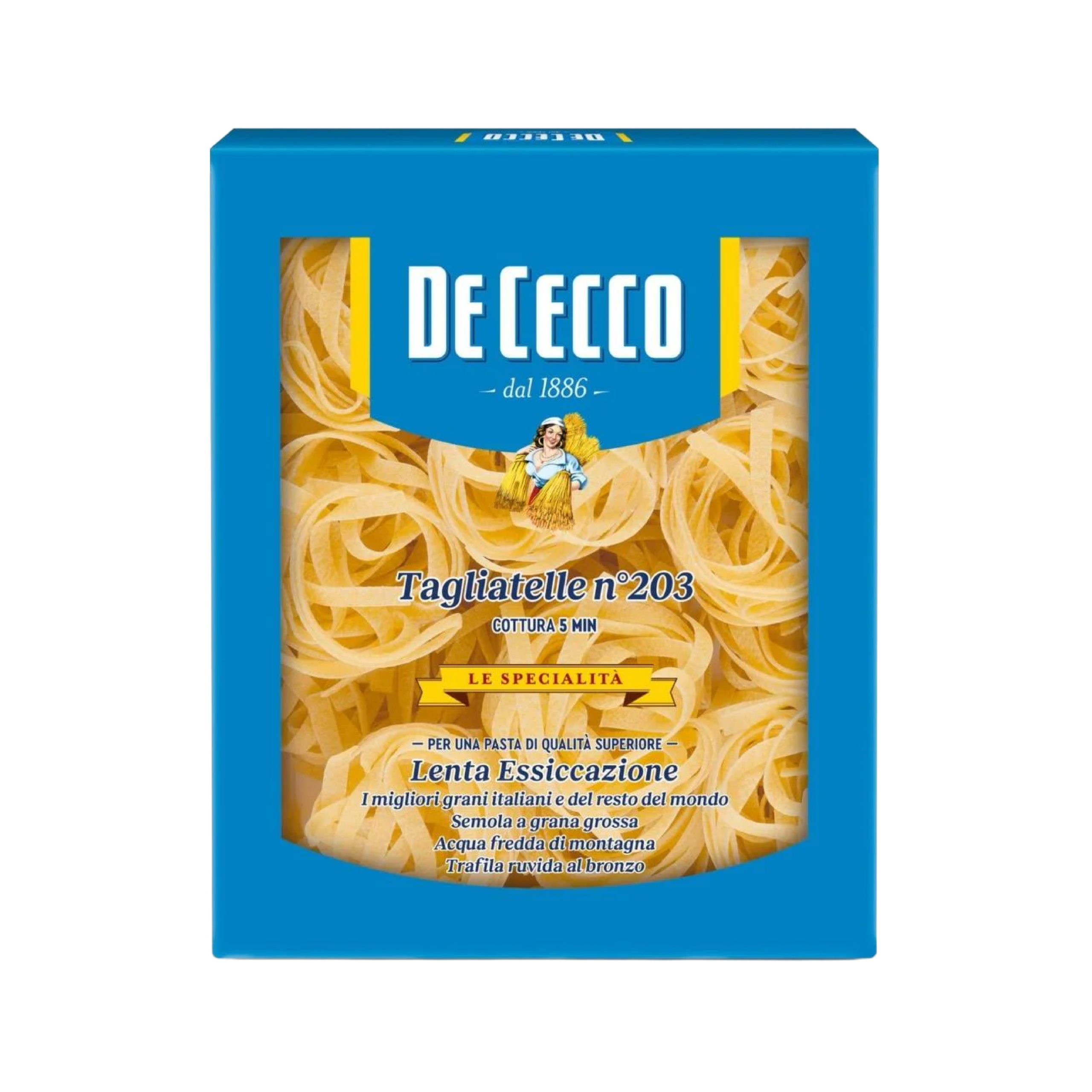 Pasta De Cecco Tagliatelle N°203 de Sémola de Trigo Duro