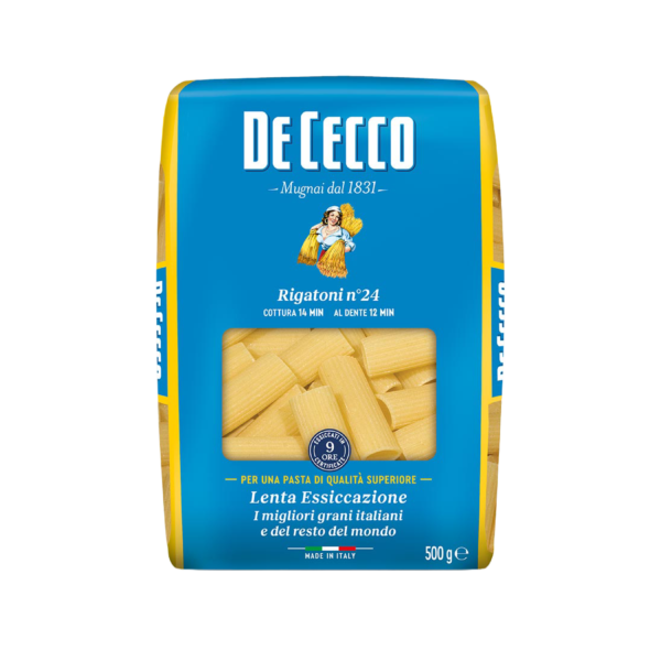 Pasta De Cecco Rigatoni  N° 24